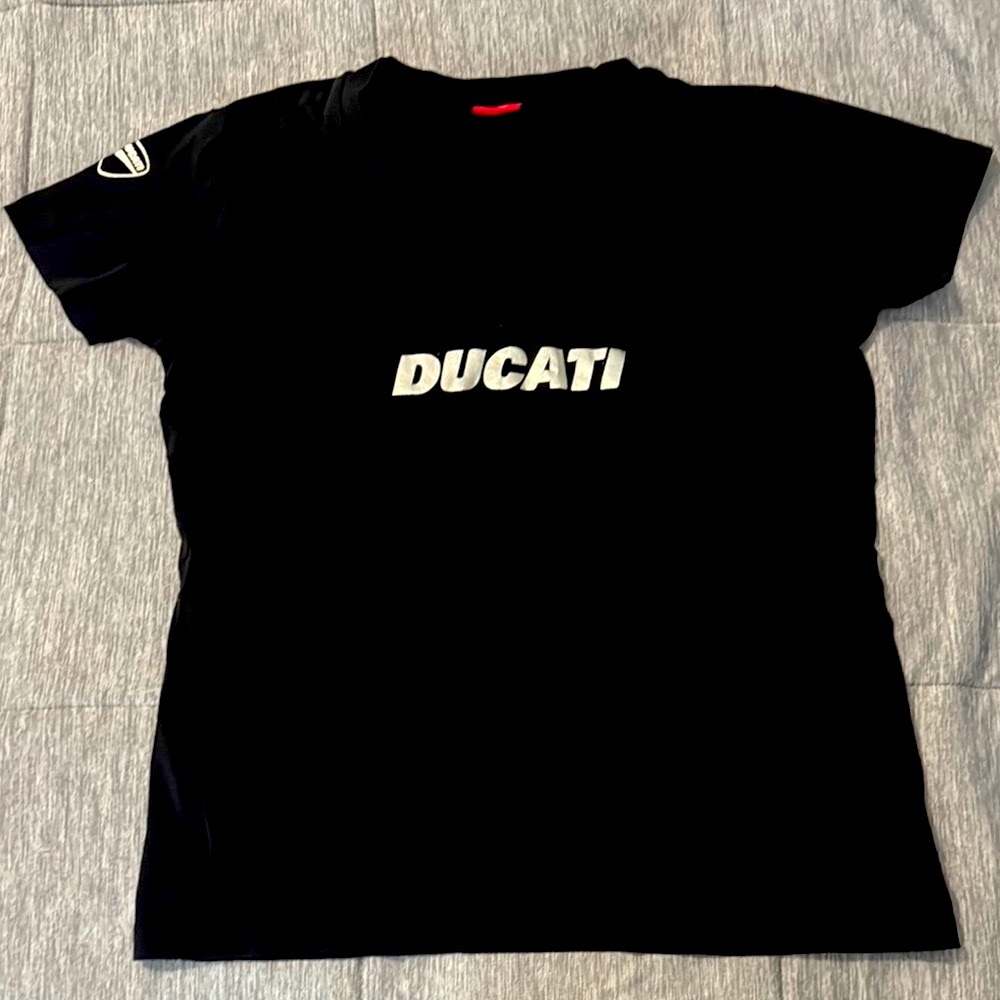 Women's Black Ducati T-Shirt